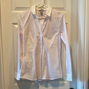 Light pink Button-Up Long Sleeve Shirt